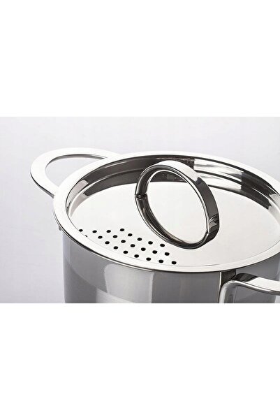 NO BRAND Garnek Mr-3511-24 Inox 5 L Orificiu în capacul Maestro