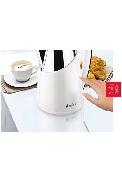NO BRAND Amica kf 6012 fierbător electric digital 2200 W 1.5 L negru cu afișaj