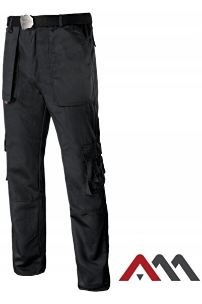 NO BRAND Pantaloni de lucru pentru bărbați, tip combat, negri, de protecție, ...