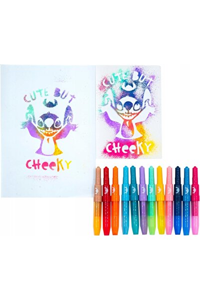 NO BRAND Set de markere pentru pictarea șabloanelor gonflabile Disney Lilo & ...