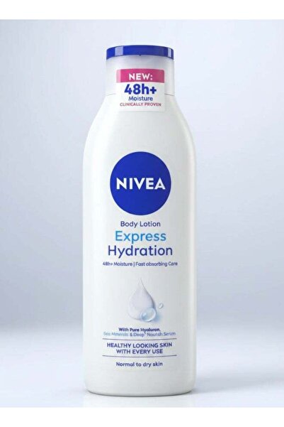NIVEA Body Lotion Express Hydration 48 h Moisturize 250 ml Fast Absorbing Dee...