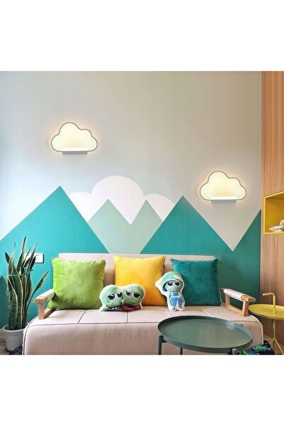 NO BRAND Lampă LED Nor Modernă pentru Copii 20W 3 Culori de Lumină