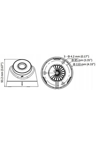 NO BRAND Cameră IP de interior/exterior Hikvision Exir