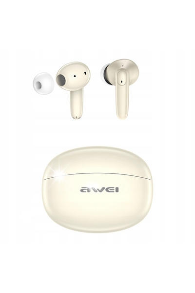 AWEI T90 Enc, Căști wireless, Bej