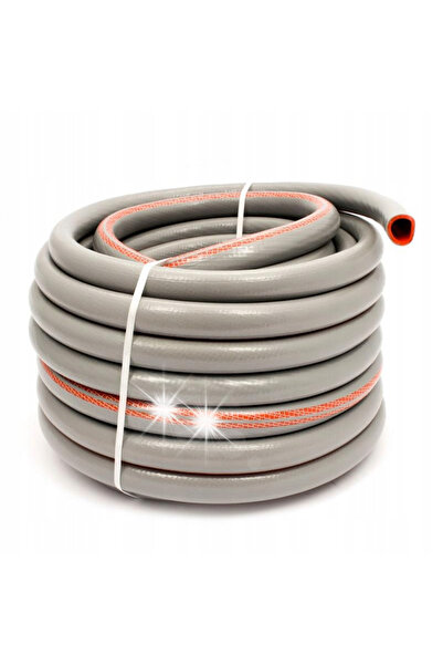 NO BRAND Furtun de grădină 1/2 " 20m Anti-torsion Tricot 6 straturi