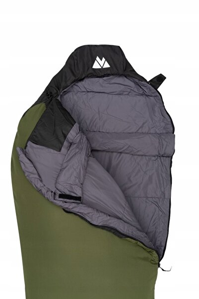 NO BRAND Sac de dormit sintetic VOLVEN Superlight III Oliv verde stânga