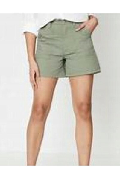 NO BRAND Pantaloni scurți olive, buzunare clasice, bumbac, Dorothy Perkins, 38