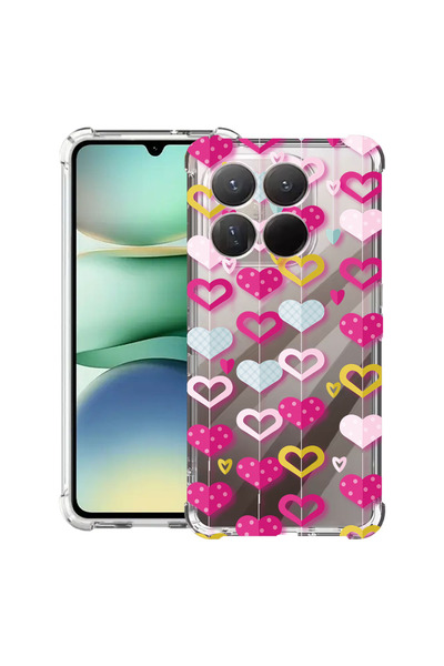 bestcase ®   Husă Antișoc pentru Motorola Edge 70 Fusion, Inimi Drăguțe, 3145...