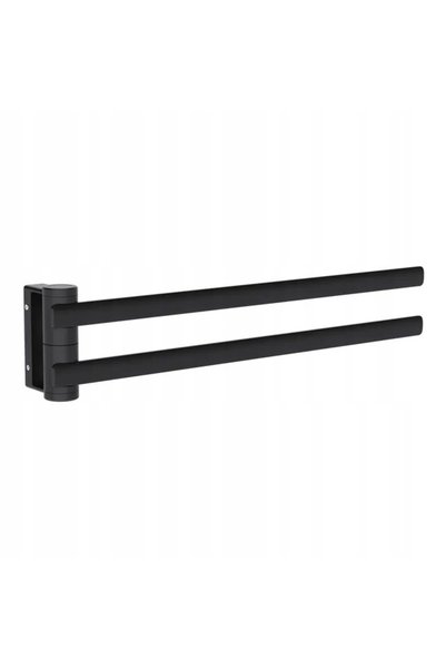 NO BRAND Sensea Neo Suport de prosoape de perete pentru baie 45 cm Negru