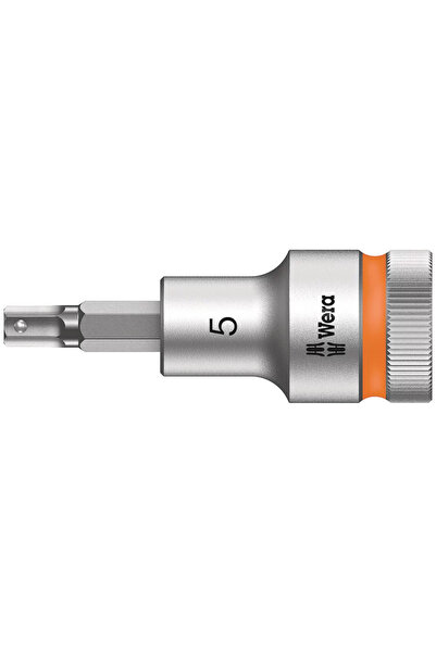 wera 8740 C HF رؤوس سداسية الشكل من نوع زايكولوب مع مقبس 1/2 بوصة، مع وظيفة ا...