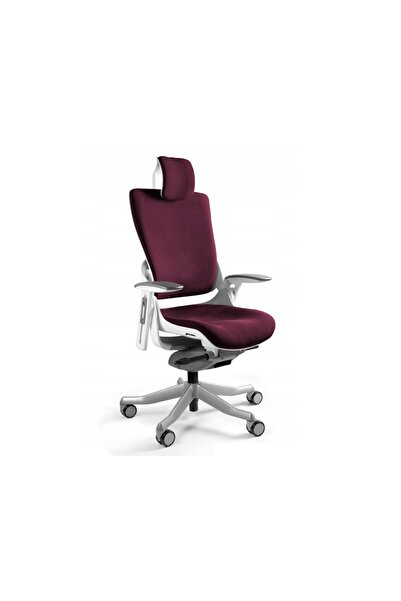 Unique Wau 2 Scaun de birou ergonomic Bordo/Alb