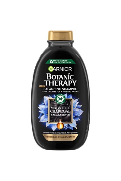 Garnier Botanic Therapy Shampoo, Botanic Therapy, 250 ml Magnetic Charcoal Bl...
