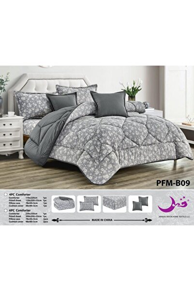 Moon Double Microfiber Summer Reversible Quilt - Stylish Trellis Design & Sof...