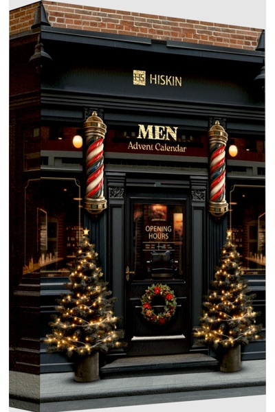 NO BRAND Calendar de Advent Hiskin pentru bărbați, dreptunghiular, cu cosmetice