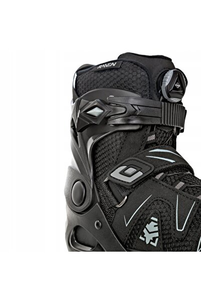 NO BRAND Patine de patinaj artistic 2 în 1 Raven Pulse Pro negre, ajustabile,...