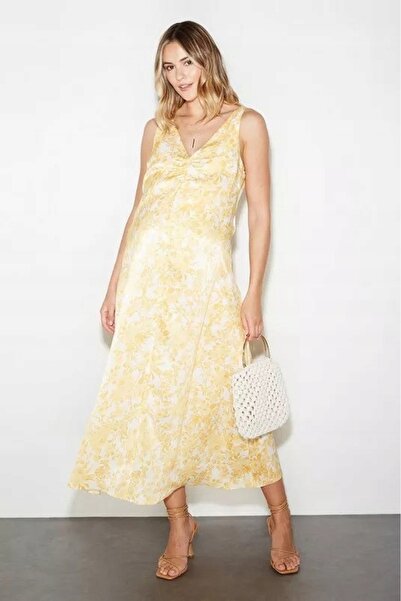 NO BRAND Rochie de maternitate galbenă Dorothy Perkins 40