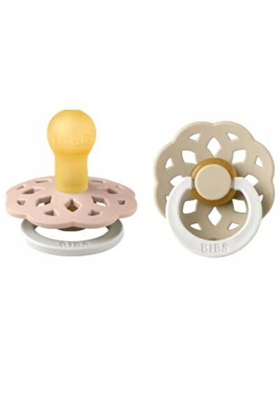 NO BRAND Smoczek Bibs Boheme Glow Set Rotund 2 Bucăți Cauciuc 0+ Liliac / Van...