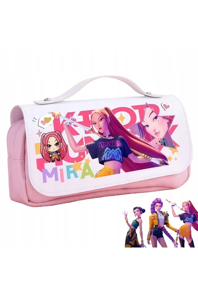 NO BRAND Penar Mira K-pop Demon Hunters pentru școală, cu multiple compartimente