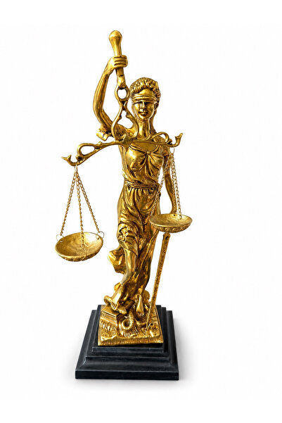 ARANA Statuia Justiției din Alamă Masivă, AranA, 52 cm