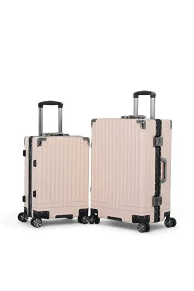 PP Luxurious Aluminum Luggage Set: Unmatched Durability & Style - 2-Piece Sui...