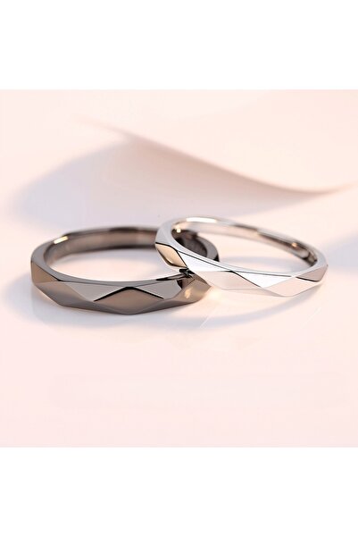 NO BRAND Inel de cuplu de lux cu diamant, din argint Sterling S925, mărime re...