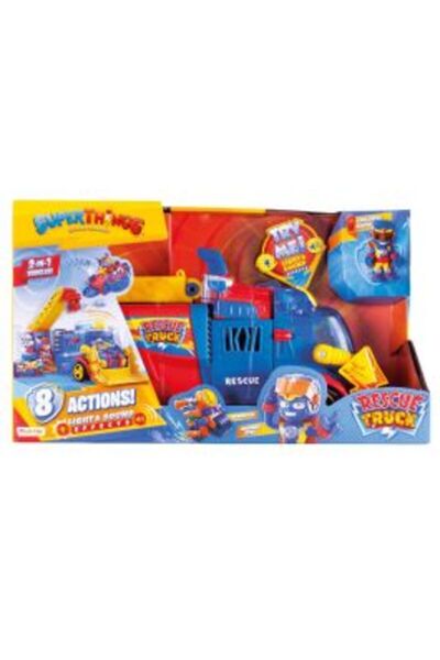 SuperThings Set de camioane 2-în-1 și figurină Kazoom Kid, Superthings, Camio...