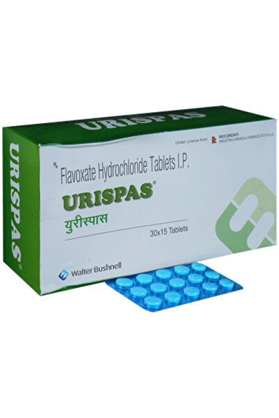 Generic Brand Urispas for Relieving Bladder and Urinary Tract Spasms, 200Mg T...