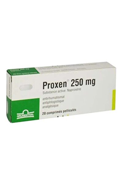 Proxen Used to Reduce Pain, Inflammation, and Fever, 250Mg, 20 Tabs
