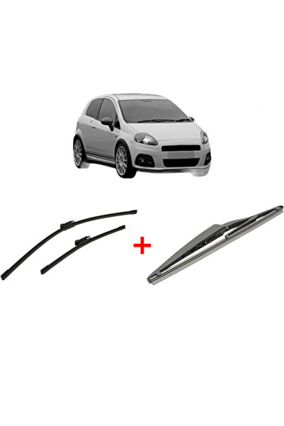 Bosch Σετ 3 υαλοκαθαριστήρων FIAT GRANDE PUNTO Van (199) 2006-2013, για παρμπ...