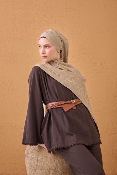 Silk Home Naia Cotton Shawl Elio Beige