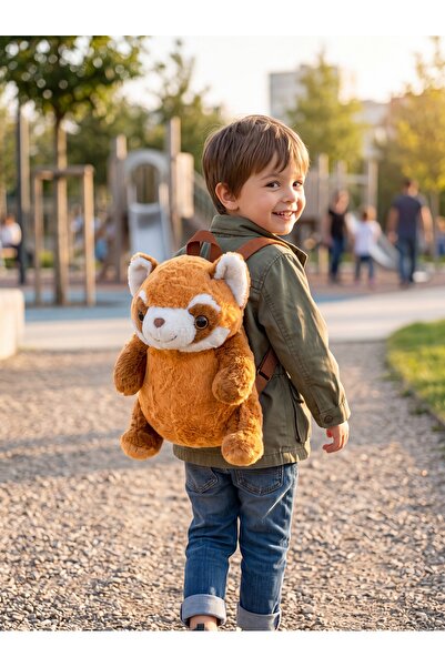 hobbe baby حقيبة ظهر على شكل دمية دب قطيفة للأطفال والرضع
