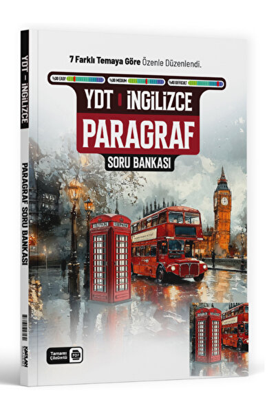 Alan Yayınları YDT İngilizce Paragraf Soru Bankası (PDF Çözümlü)
