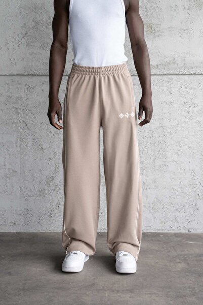 Machinist Men's Printed Sweatpants Brown