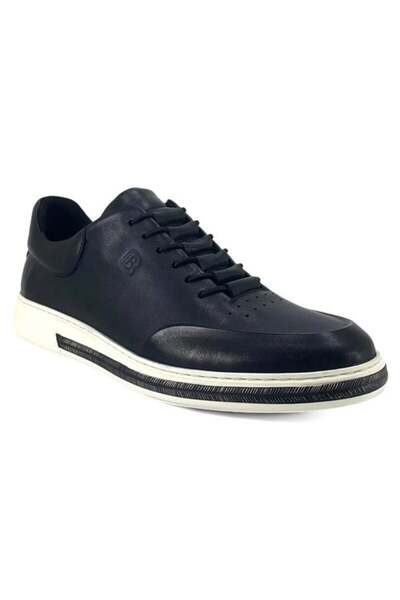 Libero 1047 Daily Genuine Leather Men's Shoes-Black