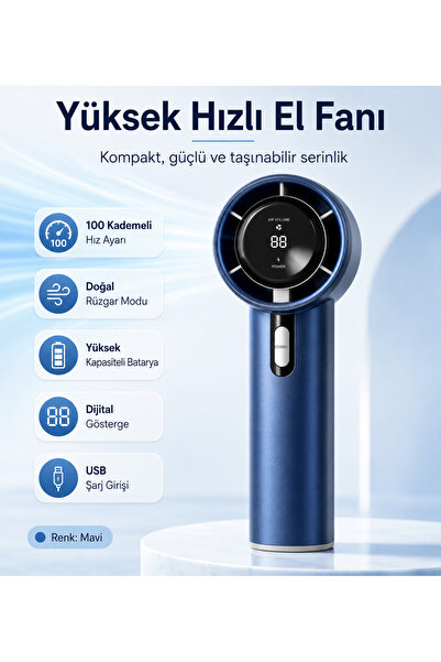 Hil Tech Eminönü Toptan Elektronik 100 Kademeli Dijital Göstergeli Şarjlı El ...