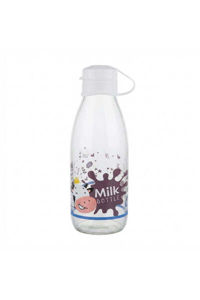 Titiz Glass Milk Bottle 1000 ml – White