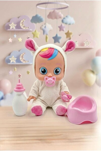 Tıfıl Toys Konuşan ve Gözyaşı Döken Kolları ve Kafası Et Bebek Peluş Tulumlu ...
