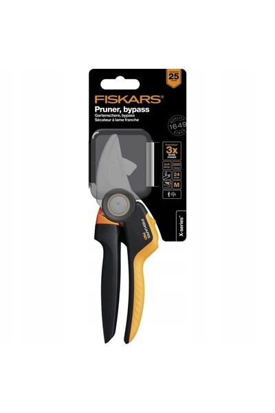 FiSKARS Foarfecă de grădină tip foarfecă de tuns M P921 pentru ramuri proaspe...