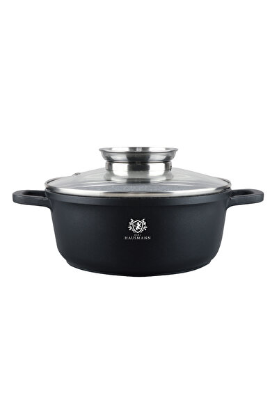 Karl Hausmann SET DE VASE DE GĂTIT DIN GRANIT 2,3L, PENTRU INDUCȚIE ȘI GAZ, C...