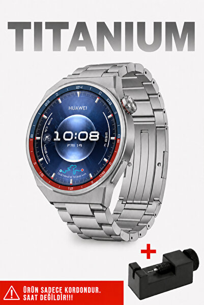 Nezih Case Huawei Watch GT6 Pro 46MM Uyumlu Ultra Hafif Titanyum Metal Kordon...