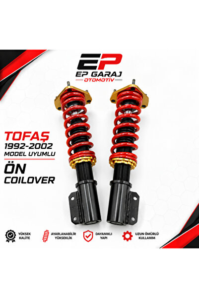 EP GARAJ OTOMOTİV TOFAŞ 1992-2002 MODEL UYUMLU ÖN COİLOVER TAKIMI – YÜKSEKLİK...