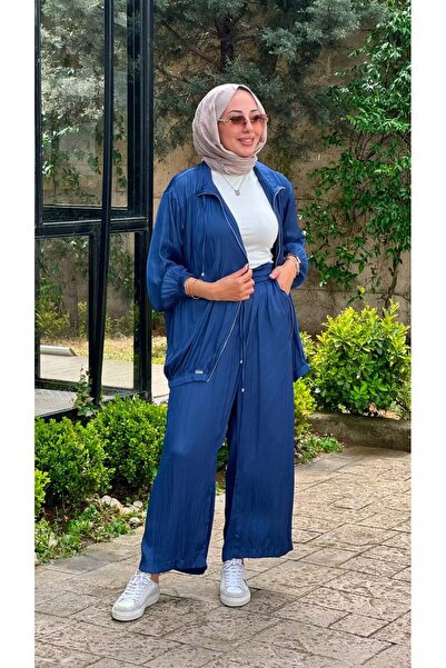 AlMarwah Fermuarlı Şalvarlı Takım 202973