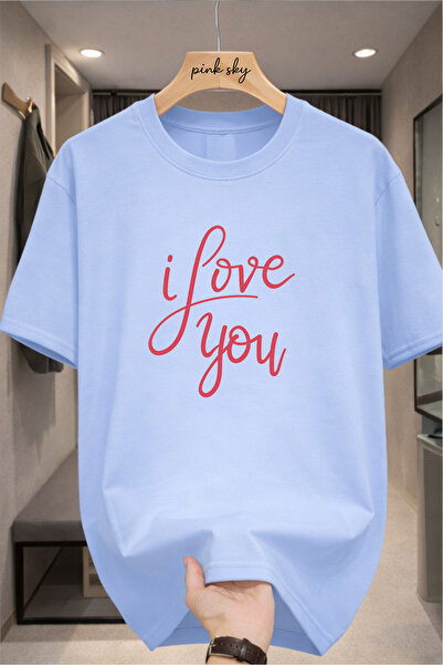 Pink Sky Premium Oversize T-Shirt 100% Cotton Unisex Comfortable Fit Trending...