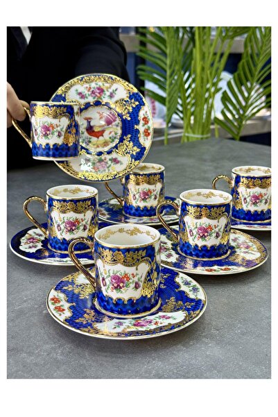 Doğudeko Mornalisa Porcelain Bavaria 6-Piece Cup Set