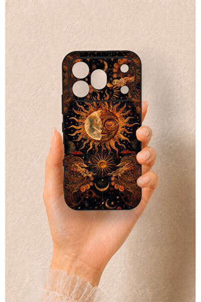 Vip Case Honor 600 Pro Uyumlu Mistik Güneş Desenli Silikon Kılıf