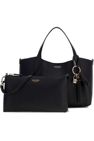 Guess μαύρη τσάντα ώμου Melody medium