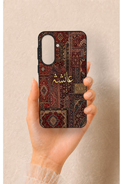 Vip Case Samsung A37 Uyumlu Vintage Halı Desenli Silikon Kılıf