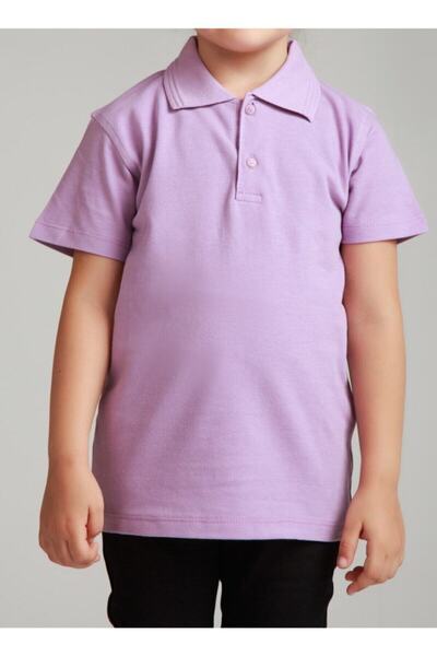 BLACK SWALLOW Girl's Polo Collar Short Sleeve School T-Shirt-Bs