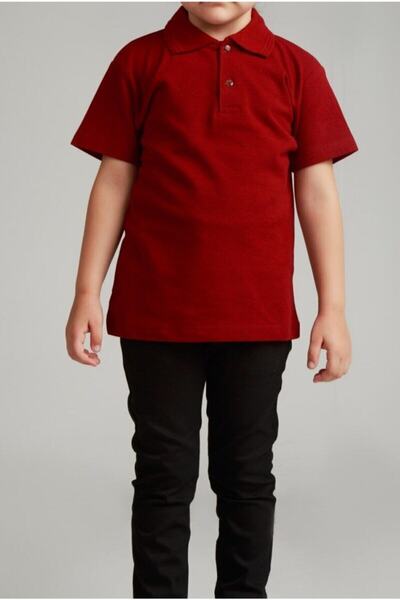 BLACK SWALLOW Girl's Polo Collar Short Sleeve School T-Shirt-Bs