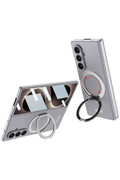 Nezih Case Samsung Galaxy Z Fold 8 Ultra Uyumlu M-Safe Şarj Özellikli Kıpta Y...